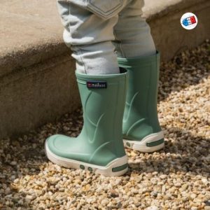 Méduse – Bottes Enfant Airport Lichen/Blanc