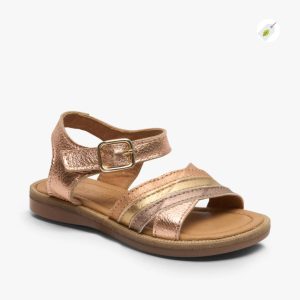Bisgaard – Sandales Enfant Cirkeline – Rose Gold