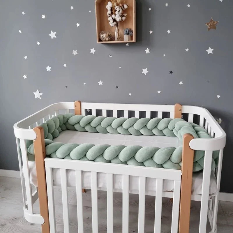 Soft Braid Crib Guard - CozyKnot™ – Image 2
