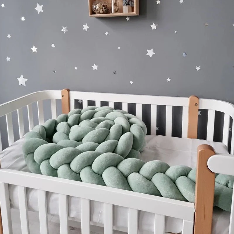 Soft Braid Crib Guard - CozyKnot™ – Image 4