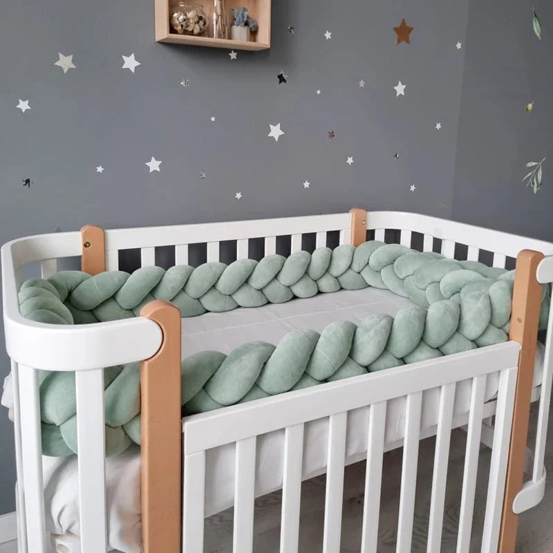 Soft Braid Crib Guard - CozyKnot™ – Image 3