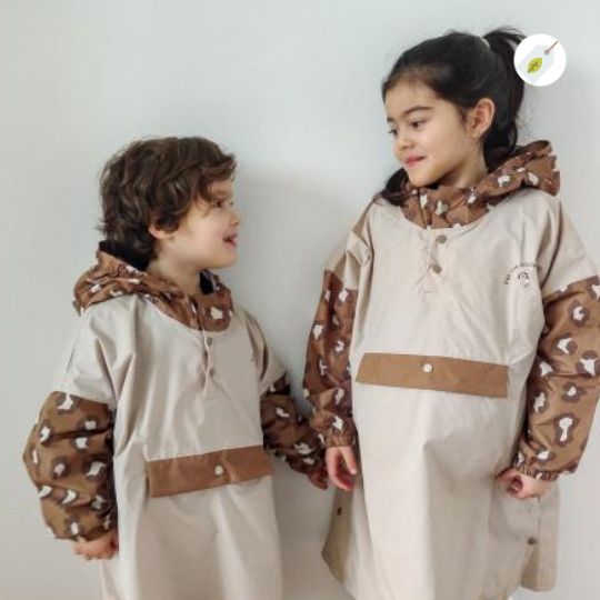 Poule Party – Ponchos de pluie Léopard 1/3ans