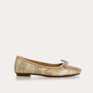 REQINS – Ballerines Harmony Snake Or