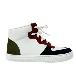 CIENTA – Baskets hautes 81040 Blanc/rouge