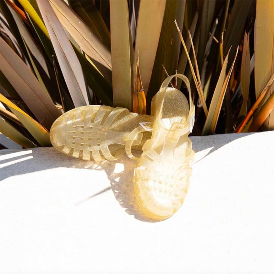 MEDUSE – Sandales Sun Enfant – Doré Pailleté – Image 2