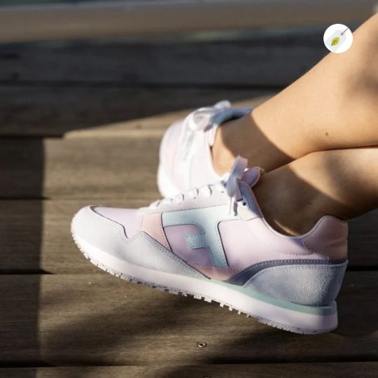 Faguo – Baskets ELM Roses & Grises – Image 2