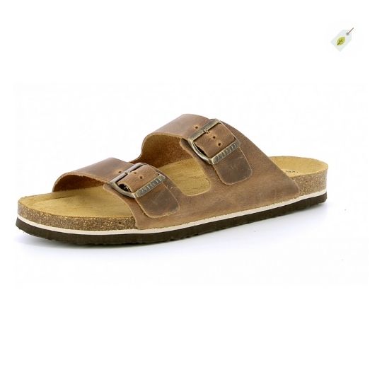 PLAKTON – Nu-pieds BARNA en cuir Roble – Image 2