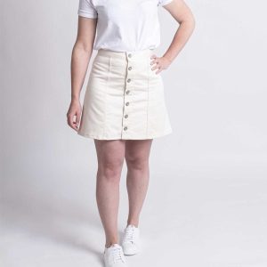 1083 – 292 Jupe Trapèze Écru