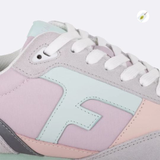 Faguo – Baskets ELM Roses & Grises – Image 3