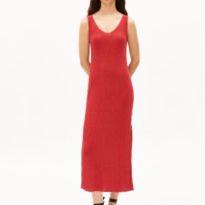 ARMEDANGELS – Robe Cindaa Lino – Coral blush