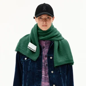 ARMEDANGELS – Echarpe Yukinaa en laine – Emerald Green