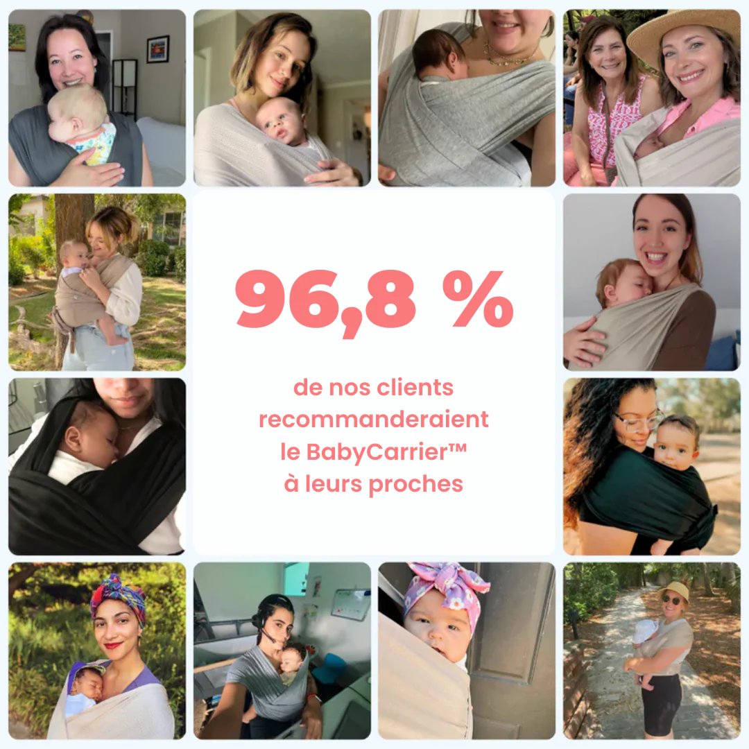 Écharpe porte-bébé sans nouage – Image 4