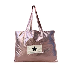 Le grand sac irisé Nova – Rose