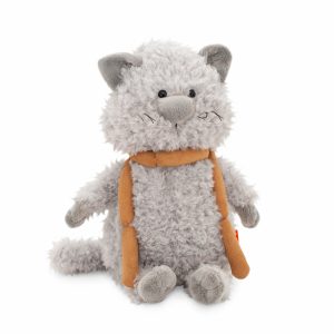 ORANGE TOYS – Peluche Buddy le chat avec des saucisses