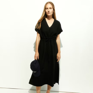 ARMEDANGELS – Robe Maaholina Lino – Black