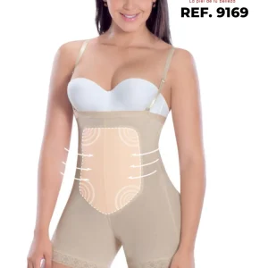 Gaine Amincissante Sans Bretelles Pour Les Hanches Effet Push-Up Maria E