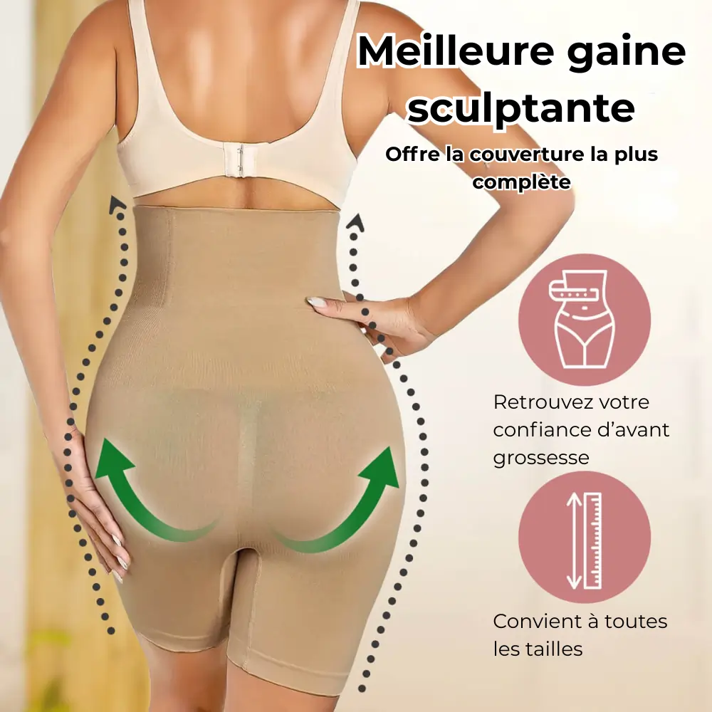 Short gainant taille haute post-partum – Image 7