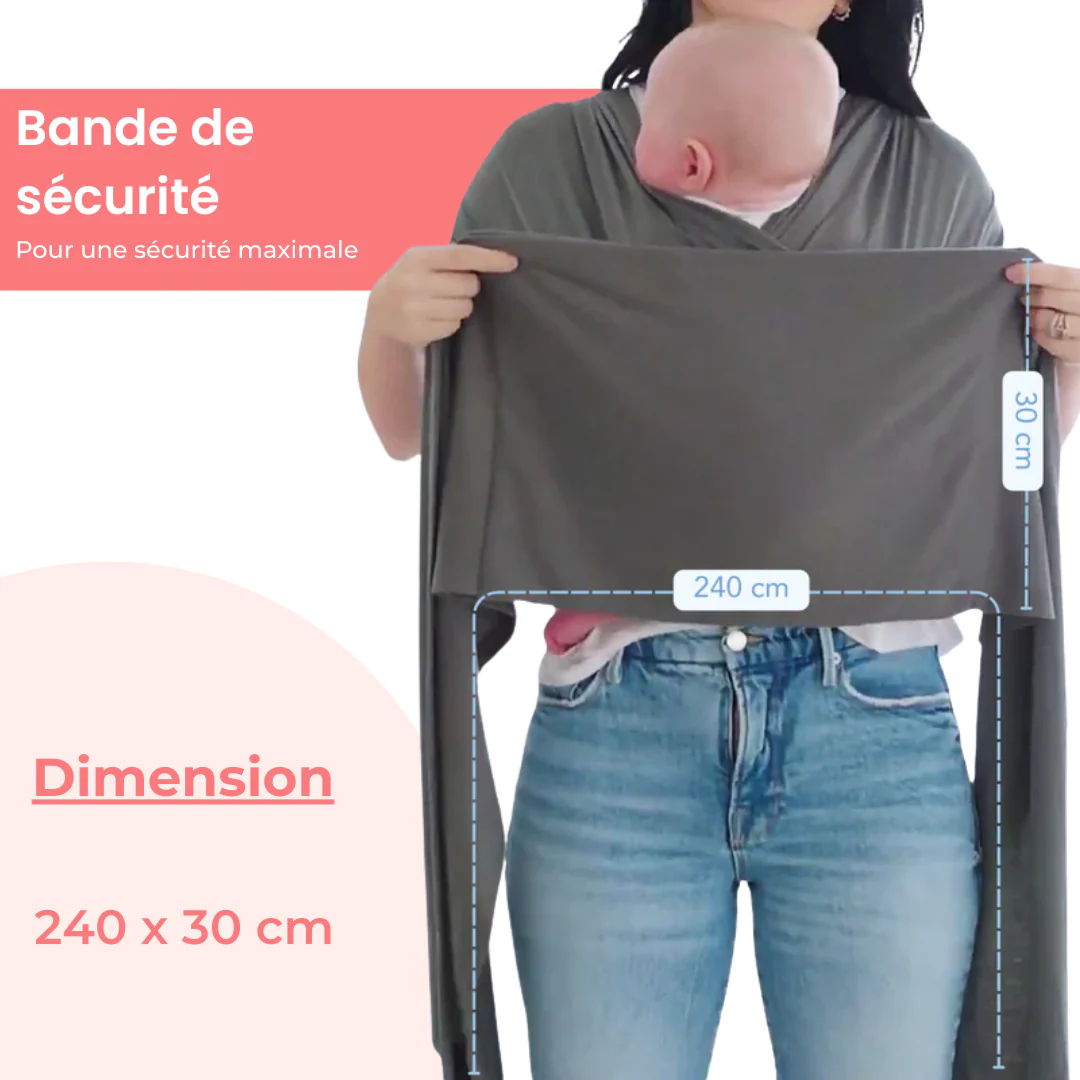 Écharpe porte-bébé sans nouage – Image 9