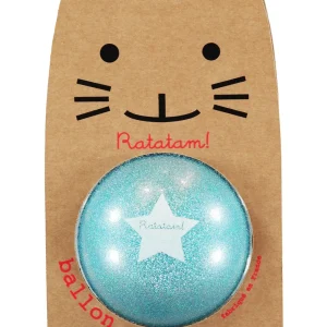 BALLON BLEU PAILLETES 25/ BLUE GLITTER BALL 25