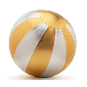 Ballon tissus cirque 40 cm – Or/argent