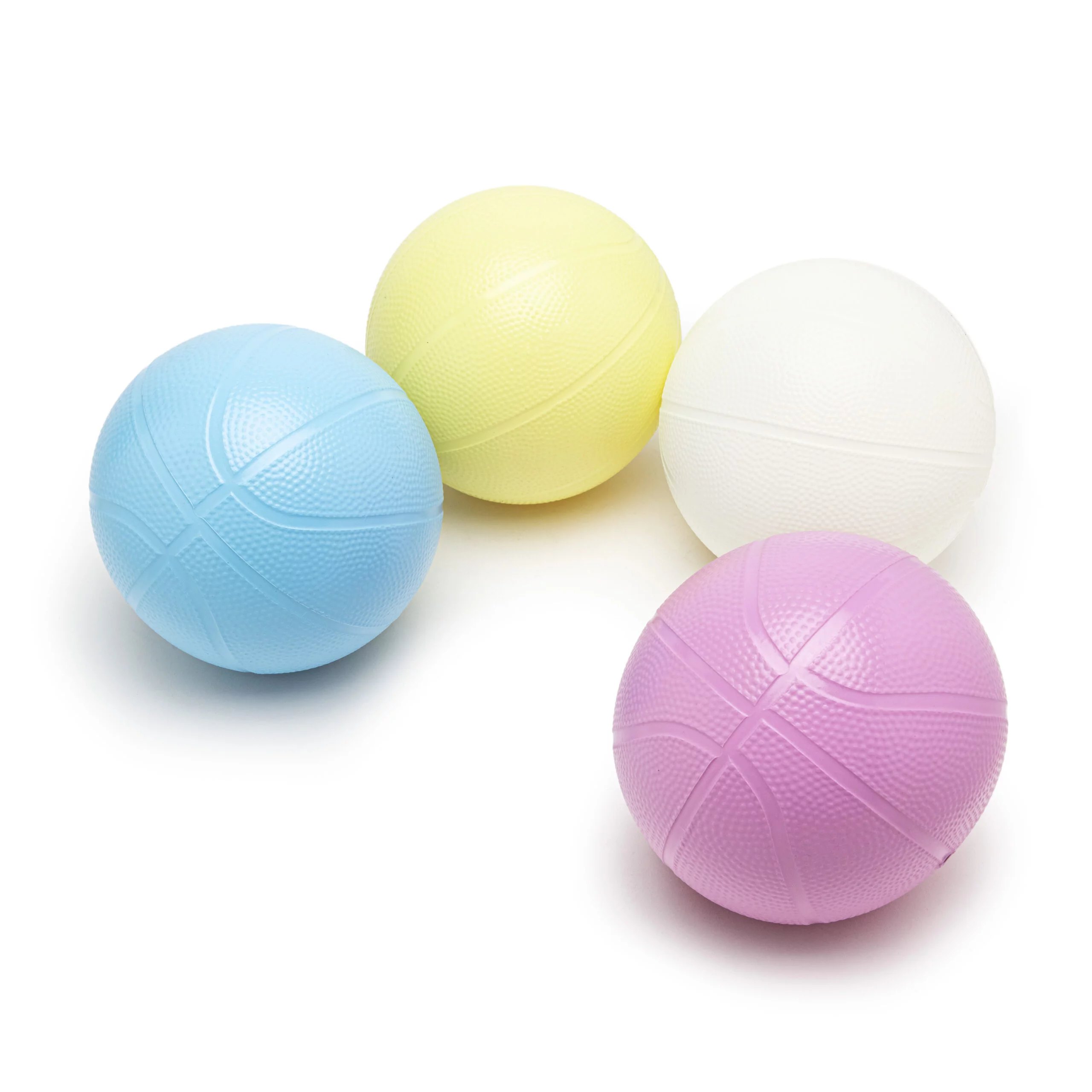 Ballon basketball 18 cm – Blanc – Image 3