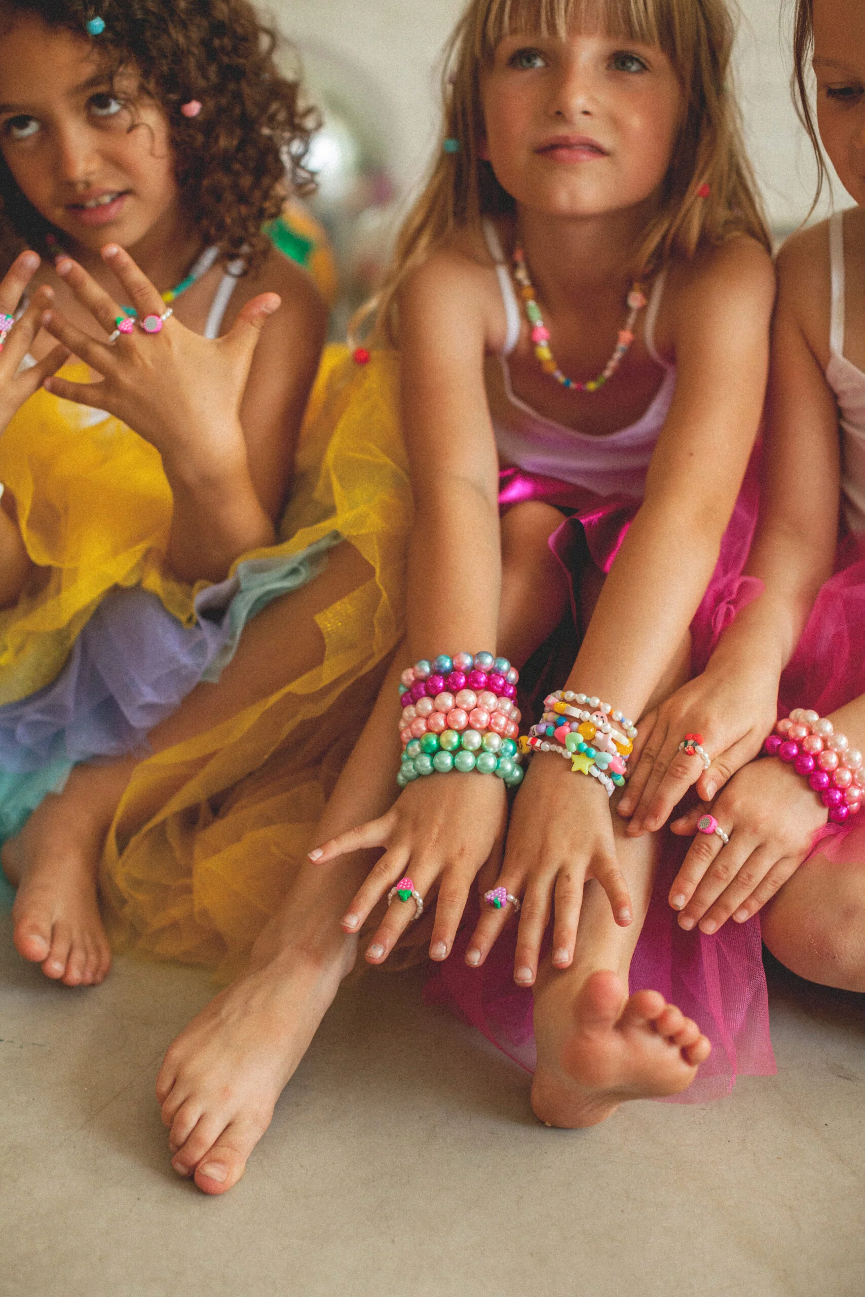 Set de 3 bracelets perles – Bleu – Image 5