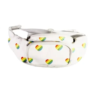 Le sac banane cotton motifs petits coeurs rétros – Multico