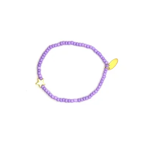 Bracelet élastique étoiles – violet