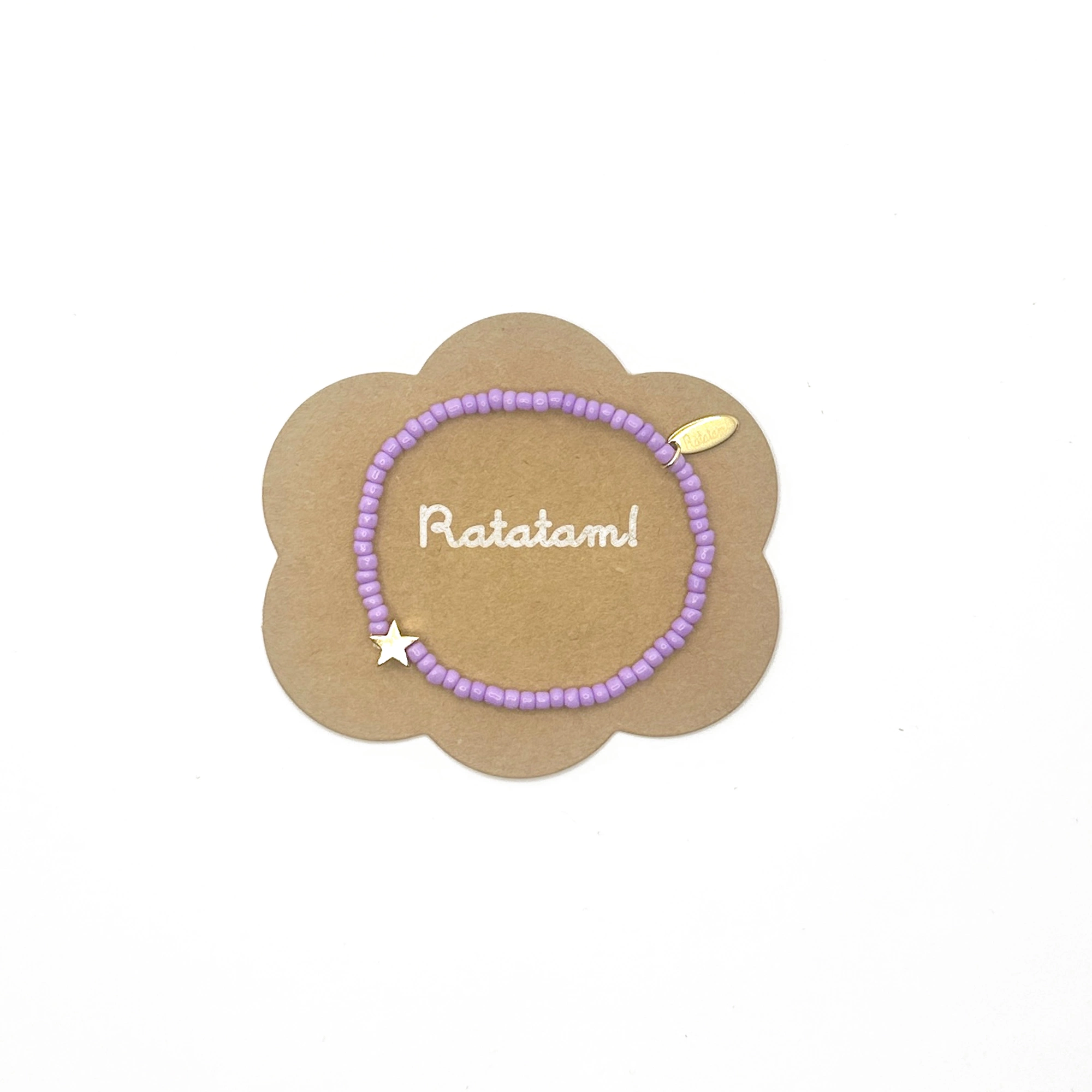 Bracelet élastique étoiles – violet – Image 2