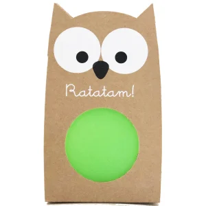 Balle rebondissante hibou 57 mm – Vert