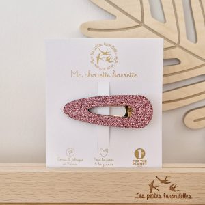 LES PETITES HIRONDELLES – Barrette pince – Rose