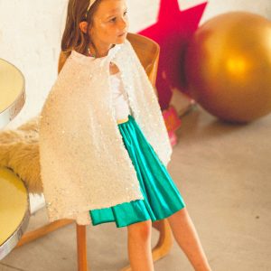 Cape whitesnow sequins – Blanc