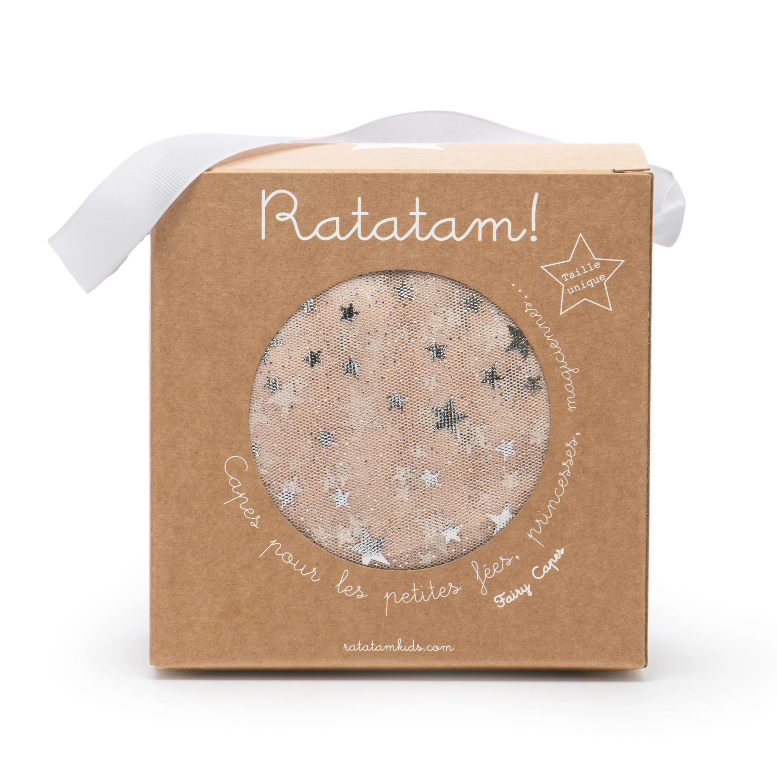 Cape fée étoile argent – Rose – Image 6