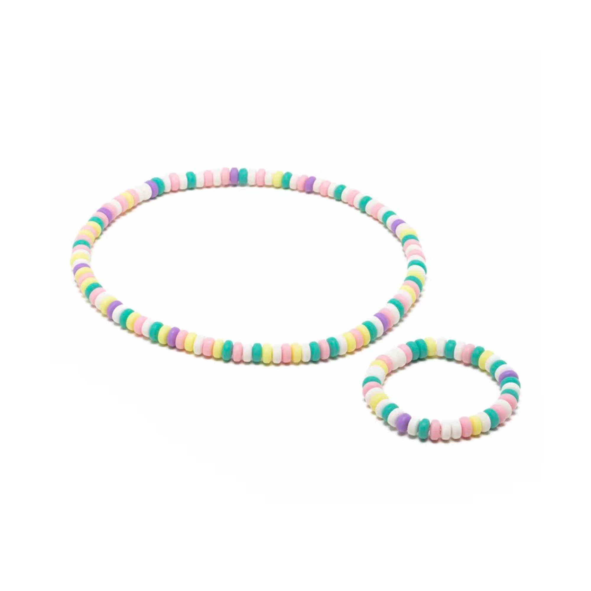 Set collier et bracelet bonbon