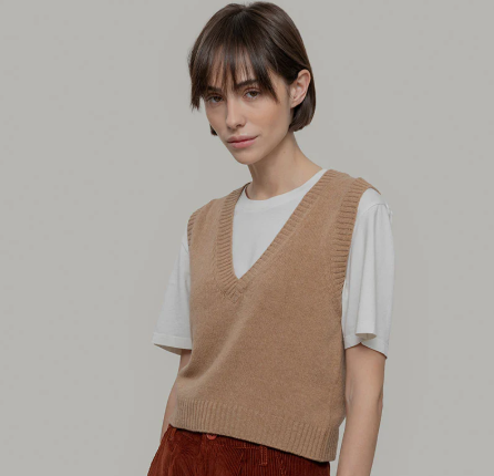 RIFO – Gilet en Laine Melania – Beige