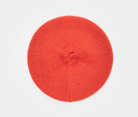 RIFO – Béret Basque Cachemire Nicole – Orange – Image 2