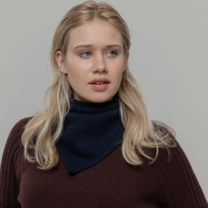 RIFO – Écharpe triangulaire Cachemire Masha – Marine