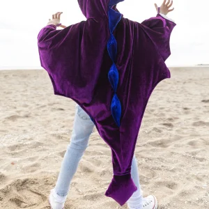 Déguisement dragon velours – Violet&bleu