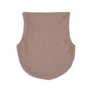 WOOLY ORGANIC – Écharpe Tube côtelée – Vieux Rose