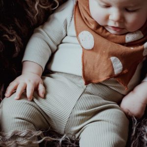 pantalon ALBA jersey côtelé kaki