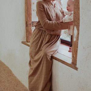 jupe MARGOT carreaux tannin