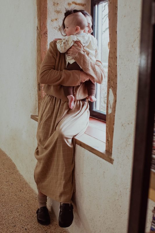 jupe MARGOT carreaux tannin – Image 7