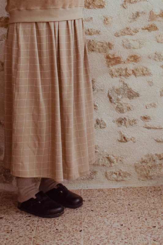 jupe MARGOT carreaux tannin – Image 6