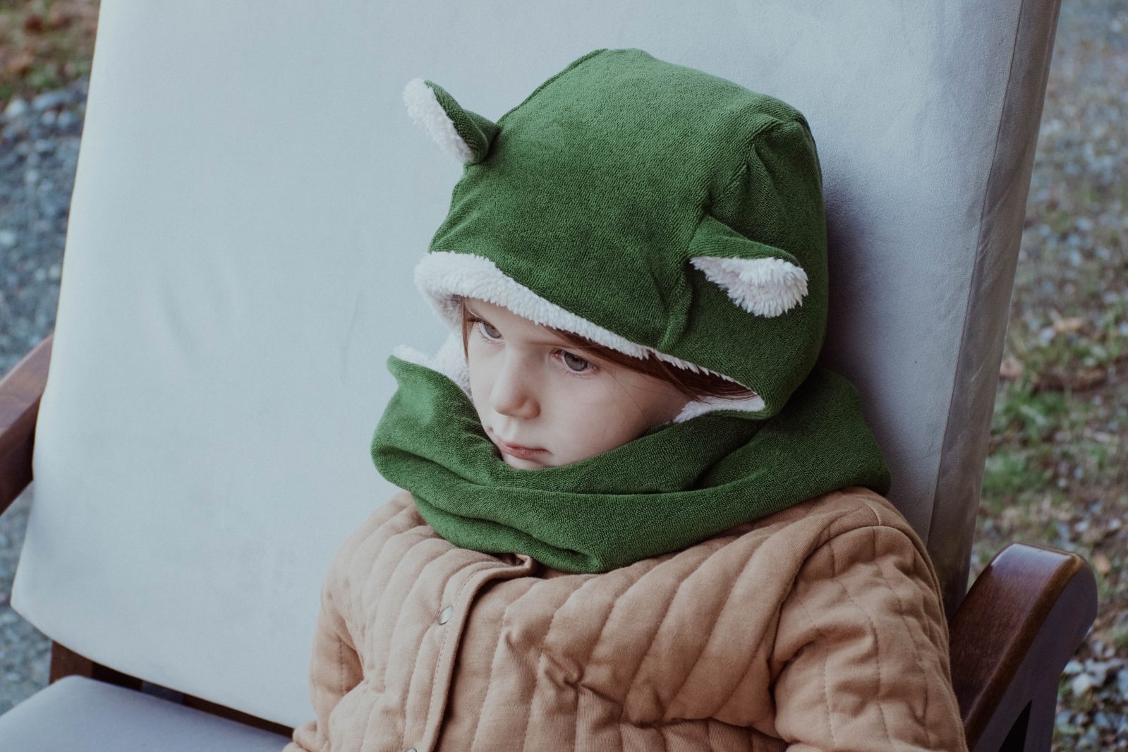 bonnet à oreilles LELIO kale – Image 5