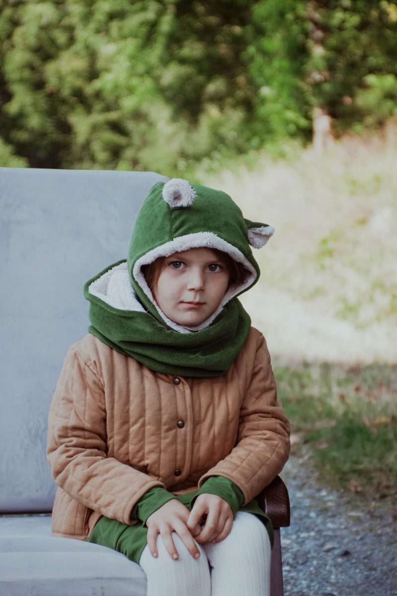bonnet à oreilles LELIO kale – Image 3