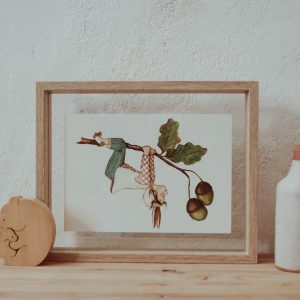 Affiche – enfant sur la branche