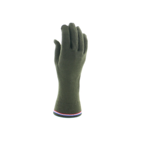 PERRIN – Gants en Laine Peignée mélangée – Kaki