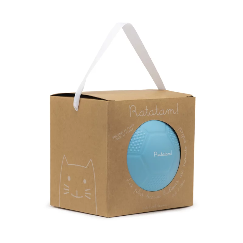 Ballon football 18 cm – Bleu – Image 5