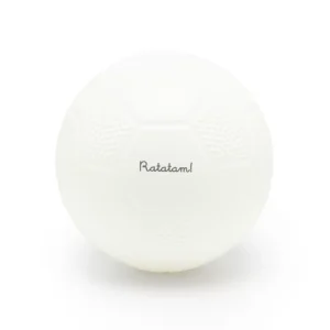 Ballon football 18 cm – Blanc