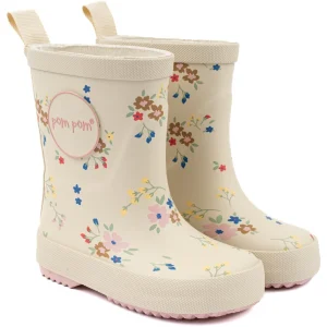 POM POM – Bottes en caoutchouc – Fleurs AOP
